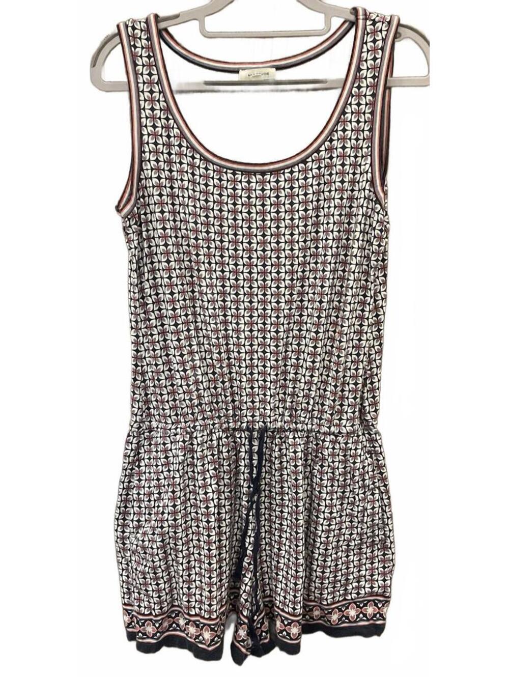 Max Studio Womens Shorts Tank Jumper W/draw String Waist Size Small